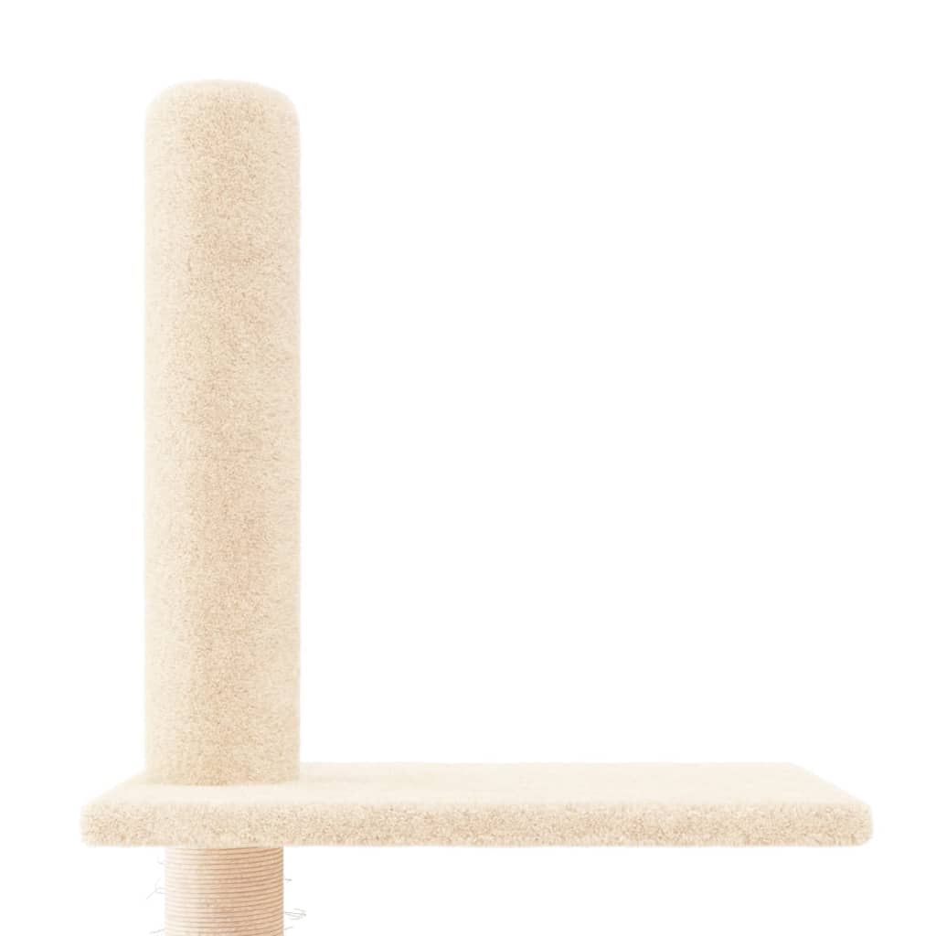 Kattenmeubel vloer tot plafond 250,5-276,5 cm crèmekleurig