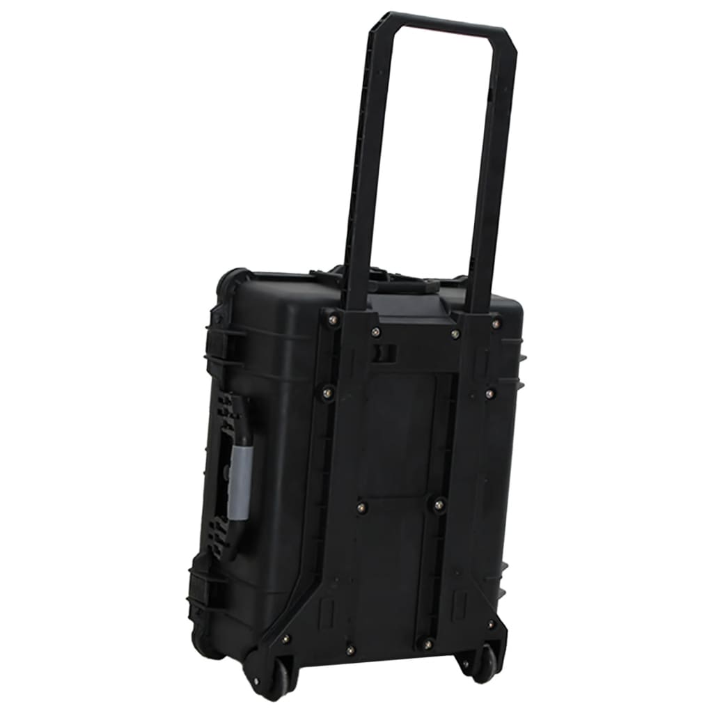 Flightcase op wieltjes 63x50x23 cm PP zwart