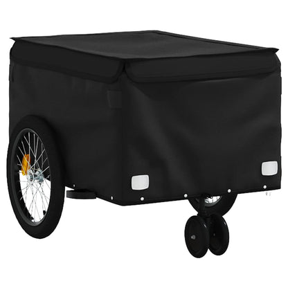 Fietstrailer 30 kg ijzer zwart