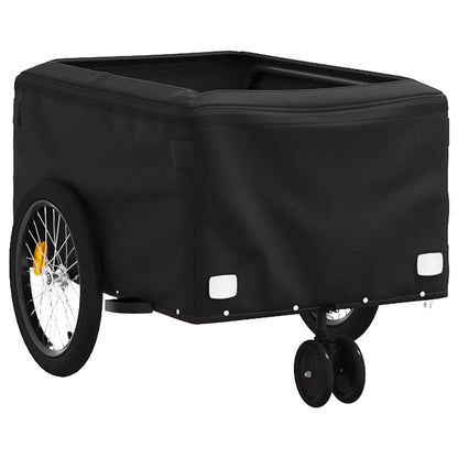 Fietstrailer 30 kg ijzer zwart