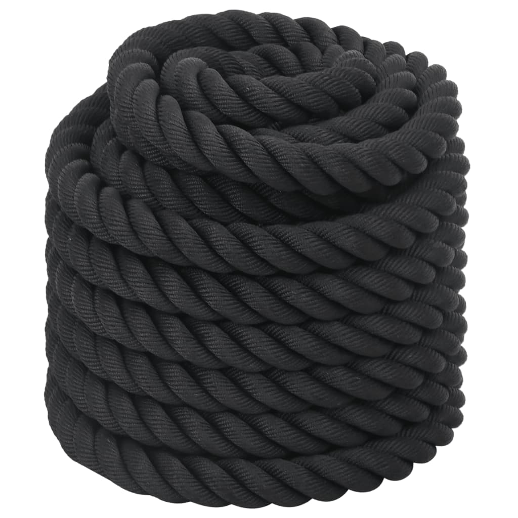 Battle rope 15 m 11 kg polyester zwart