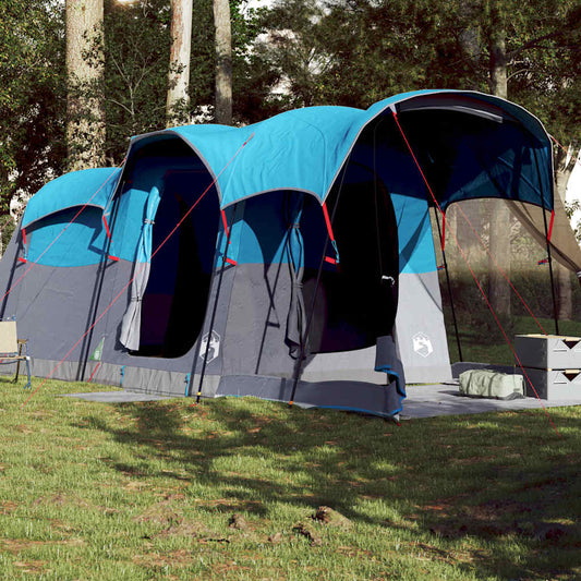 Tunneltent voor gezin 8-persoons waterdicht blauw