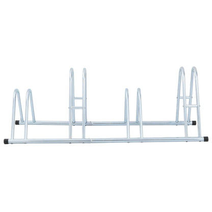 Fietsenstandaard voor 4 fietsen vrijstaand gegalvaniseerd staal