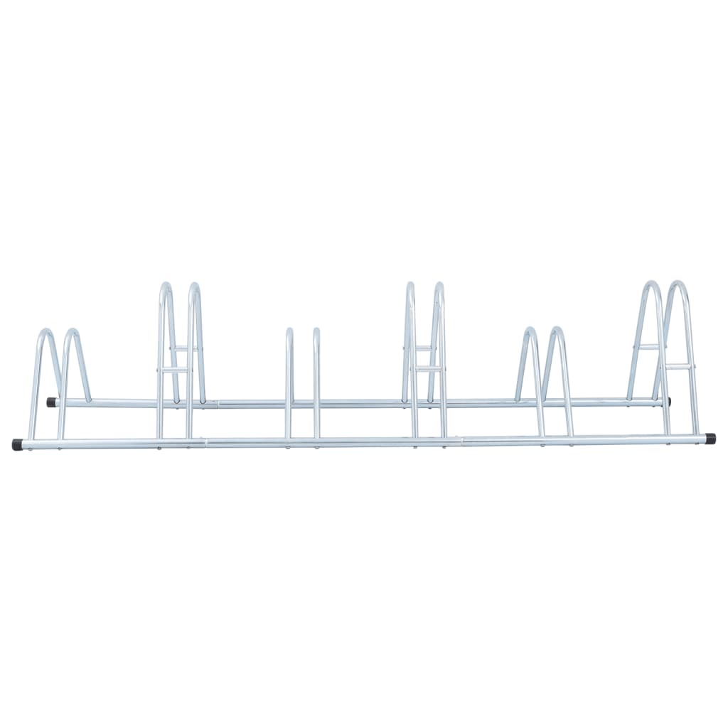 Fietsenstandaard voor 6 fietsen vrijstaand gegalvaniseerd staal