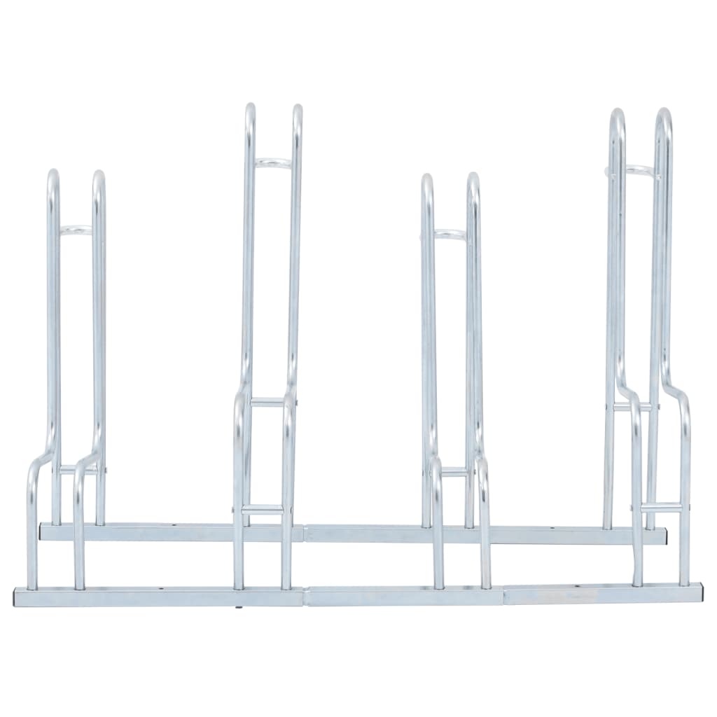 Fietsenstandaard voor 4 fietsen vrijstaand gegalvaniseerd staal