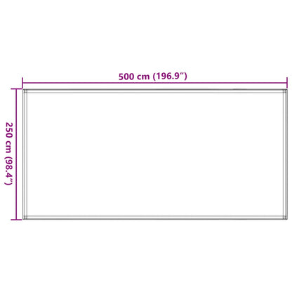 Tenttapijt 250x500 cm HDPE lichtgroen