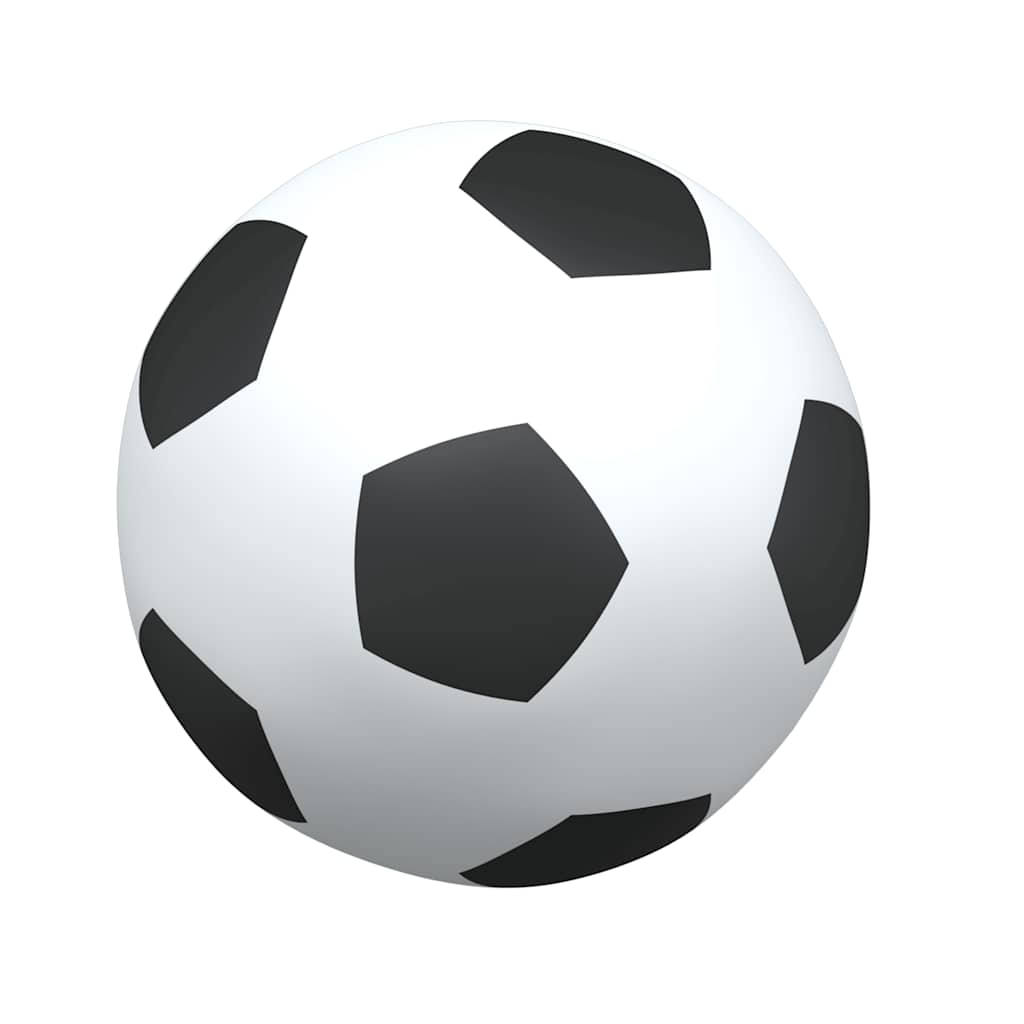 Kindervoetbaldoel met ballen 2-in-1 184x64x124 cm wit