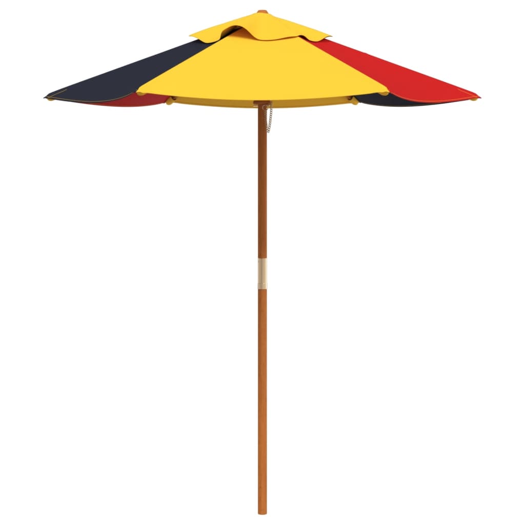 Parasol voor kinderen met houten paal Ø120x140 cm