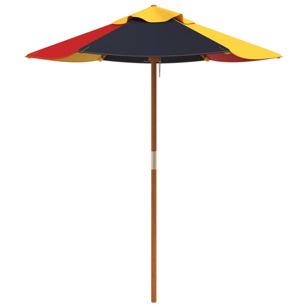 Parasol voor kinderen met houten paal Ø120x140 cm