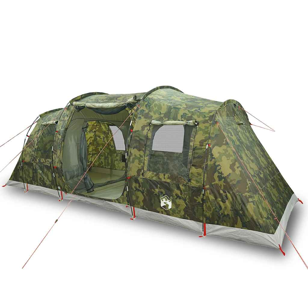 Tunneltent 4-persoons waterdicht camouflage