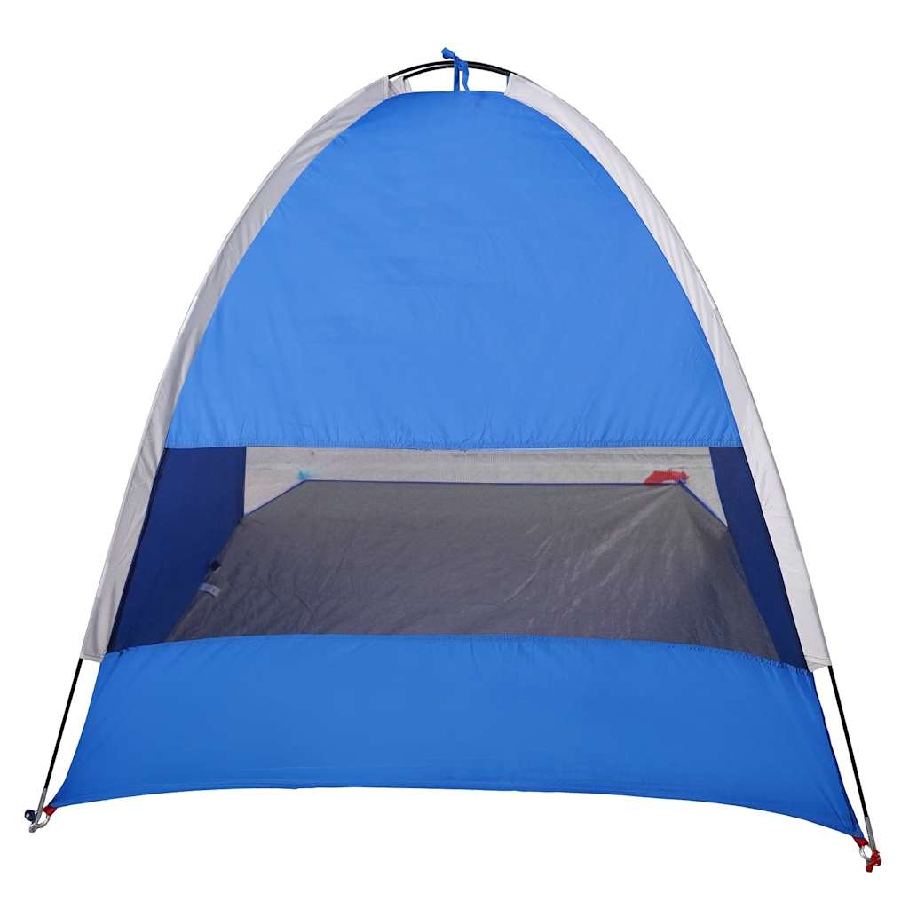 Strandtent 3-persoons waterdicht azuurblauw