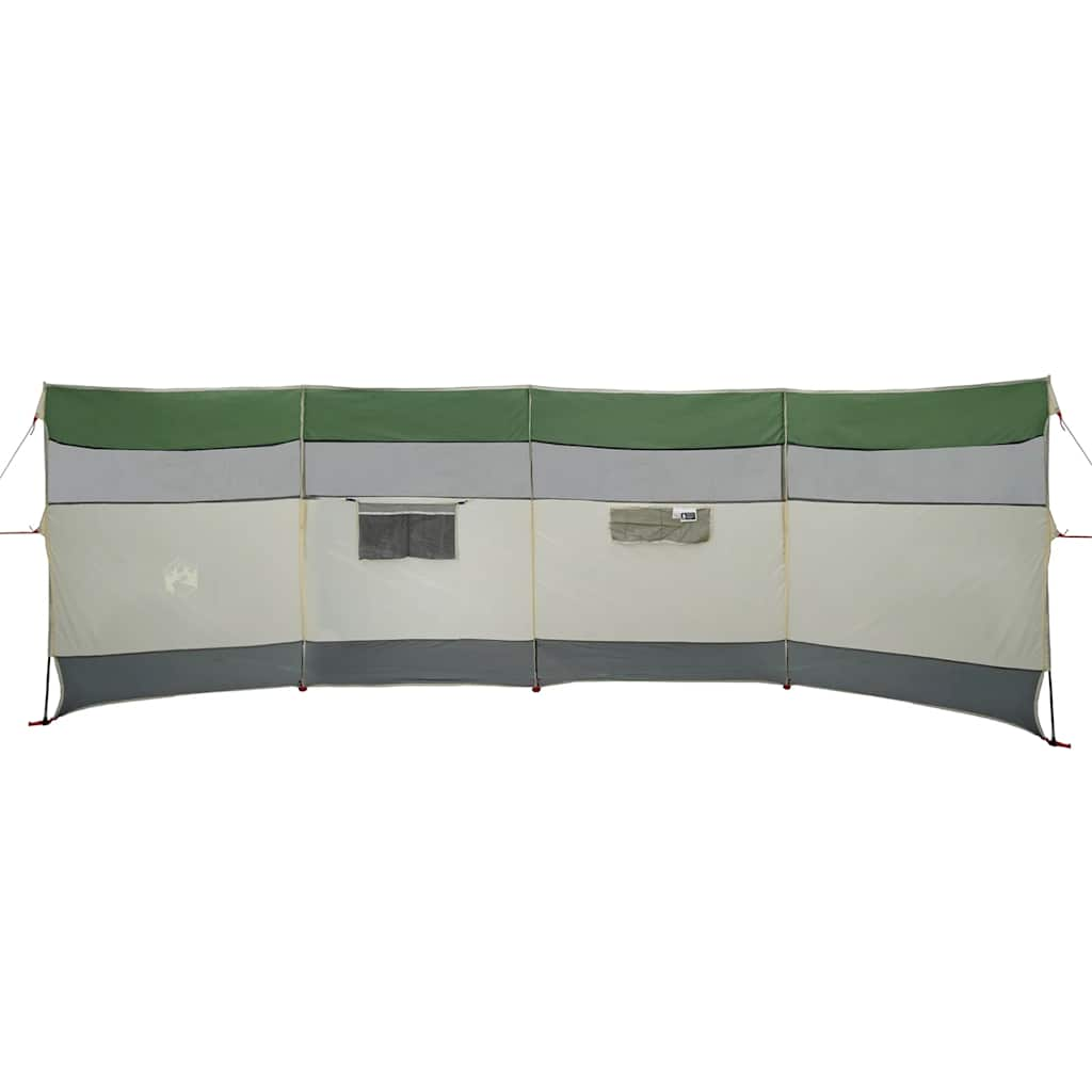 Windscherm camping waterdicht 510x153 cm groen