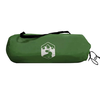 Windscherm camping waterdicht 510x153 cm groen