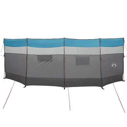 Windscherm camping waterdicht 510x153 cm blauw