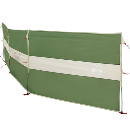 Windscherm camping waterdicht 490x123 cm groen