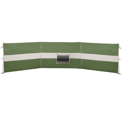 Windscherm camping waterdicht 490x123 cm groen