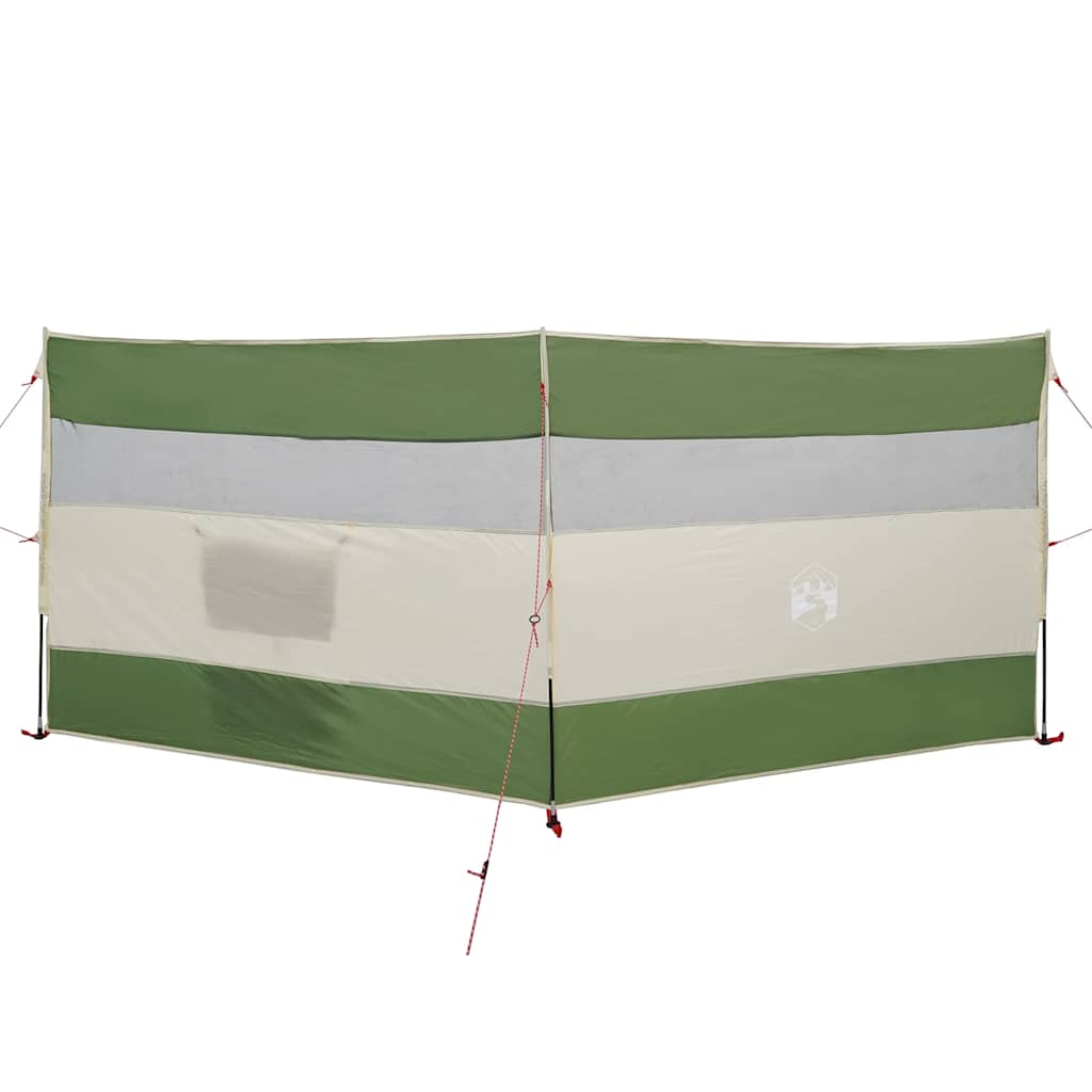 Windscherm camping waterdicht 340x130 cm groen