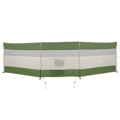 Windscherm camping waterdicht 508x130 cm groen