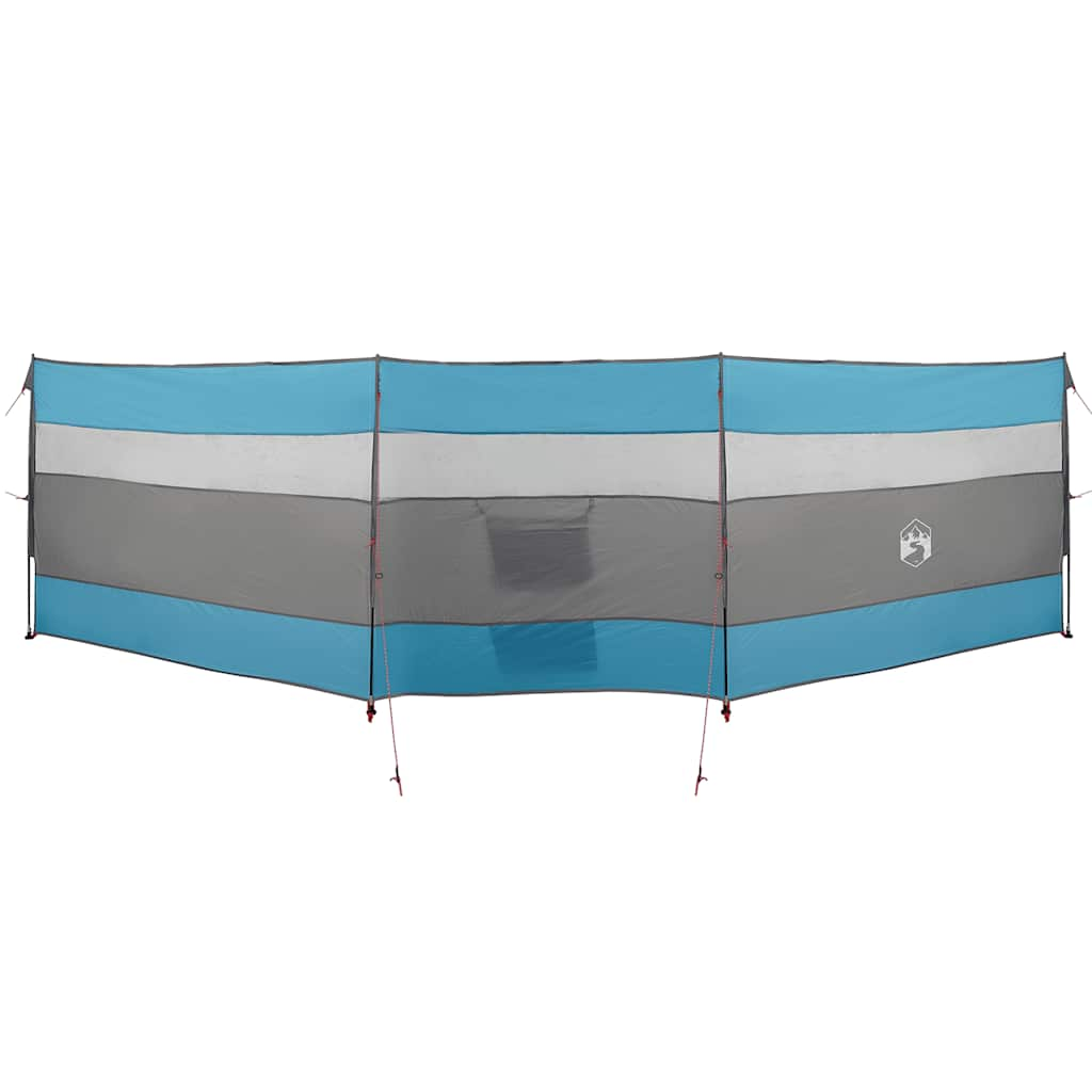 Windscherm camping waterdicht 508x130 cm blauw