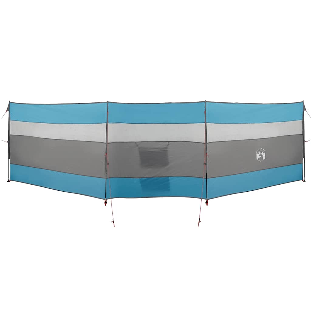 Windscherm camping waterdicht 508x130 cm blauw