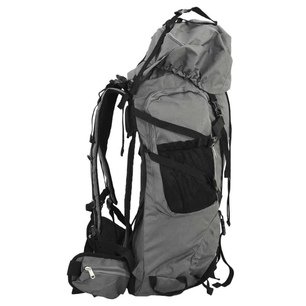 Wandelrugzak 60 L oxford stof grijs