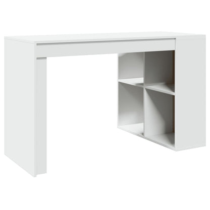 Bureau 123,5x73,5x75 cm bewerkt hout wit