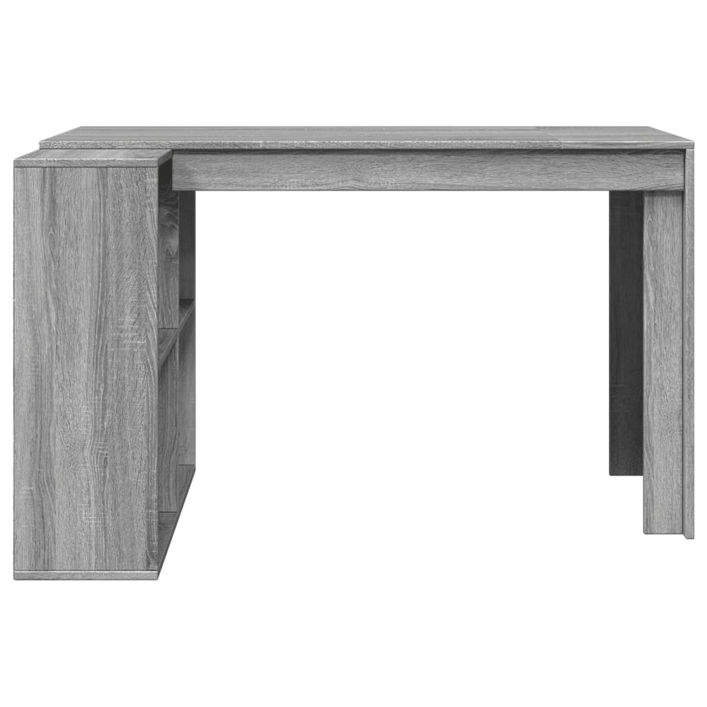 Bureau 123,5x73,5x75 cm bewerkt hout grijs sonoma eikenkleurig