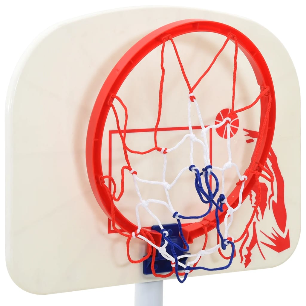 Kindervoetbal- en basketbalset met ballen 98x50x70 cm