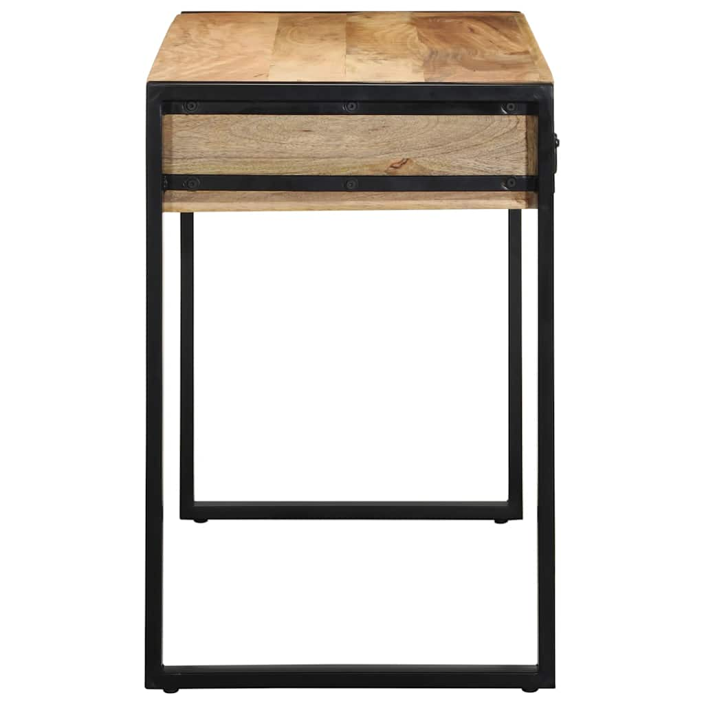 Bureau 100x50x75 cm massief ruw mangohout