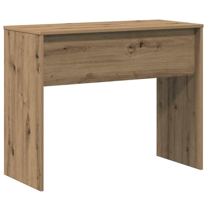 Bureau 90x40x72 cm bewerkt hout artisanaal eikenkleur