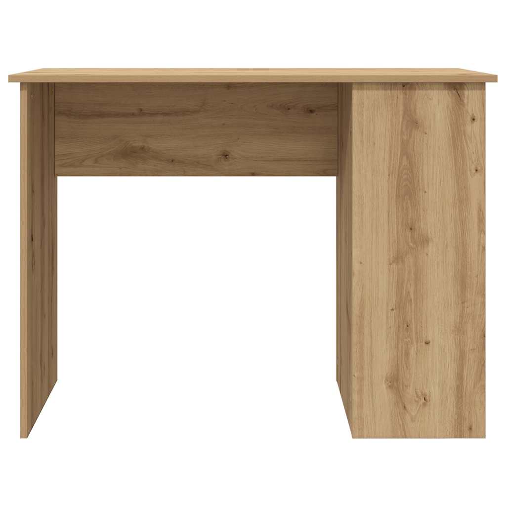 Bureau 100x55x75 cm bewerkt hout artisanaal eikenkleur