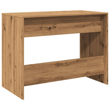 Bureau 101x50x76,5 cm bewerkt hout artisanaal eikenkleur