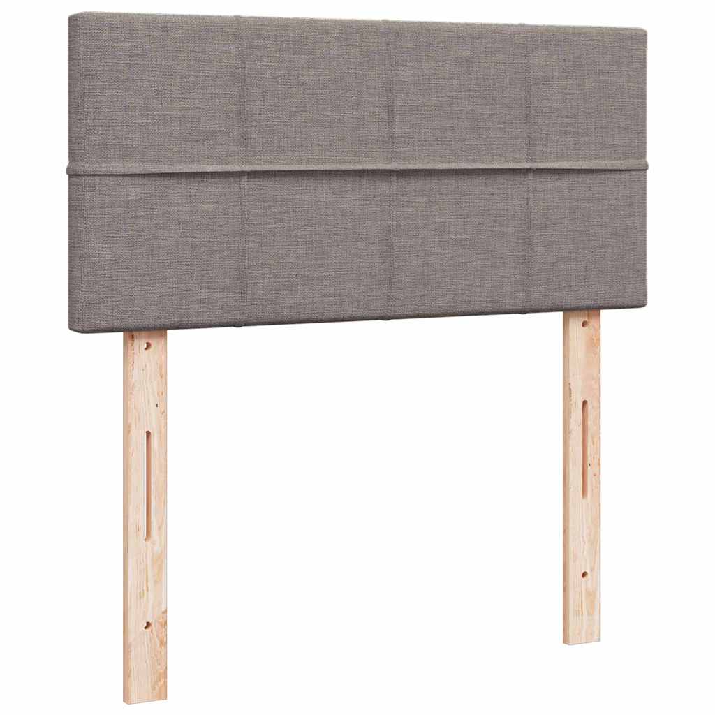 Ottoman bed met matras 90x200cm stof taupe