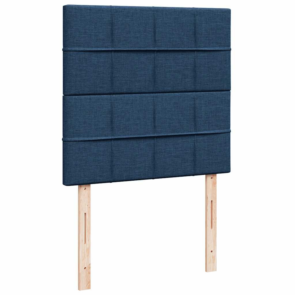 Ottoman bed met matras 90x200cm stof blauw