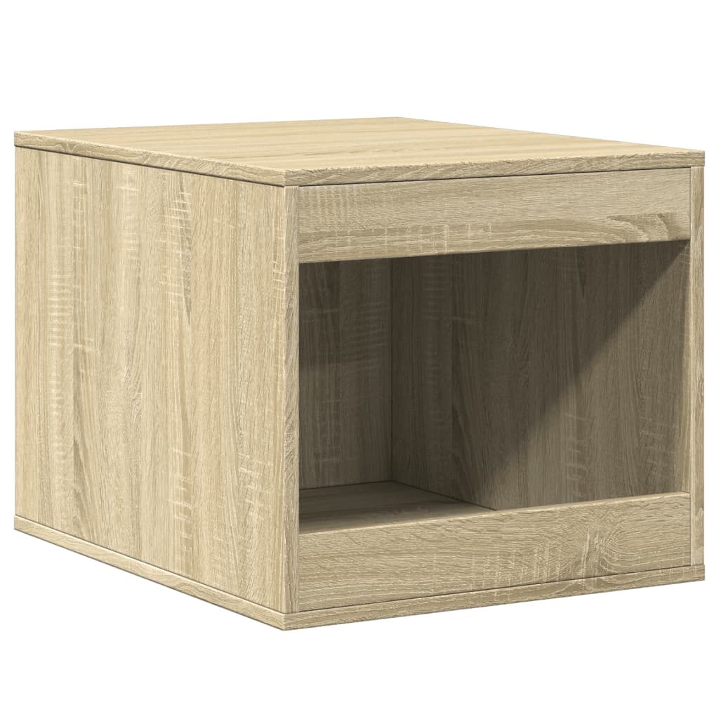 Kattenbakkast 47x59x42 cm bewerkt hout sonoma eikenkleurig