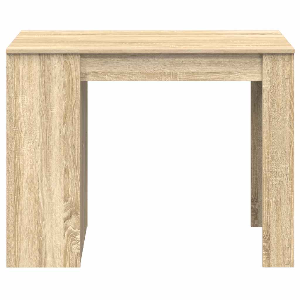 Bureau met lade&plank 102x62x77,5 cm bewerkt hout sonoma eiken