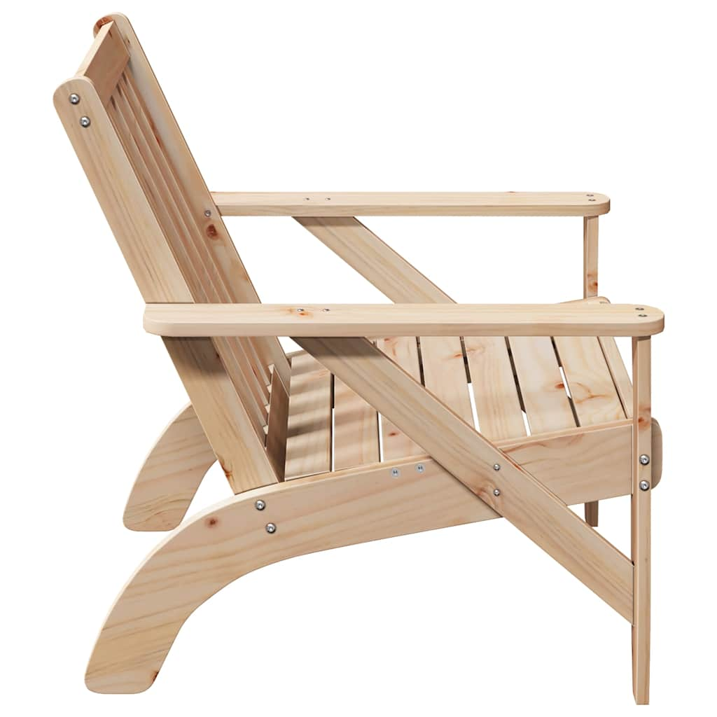 Tuinstoelen Adirondack 2 st 75x77x77 cm massief grenenhout