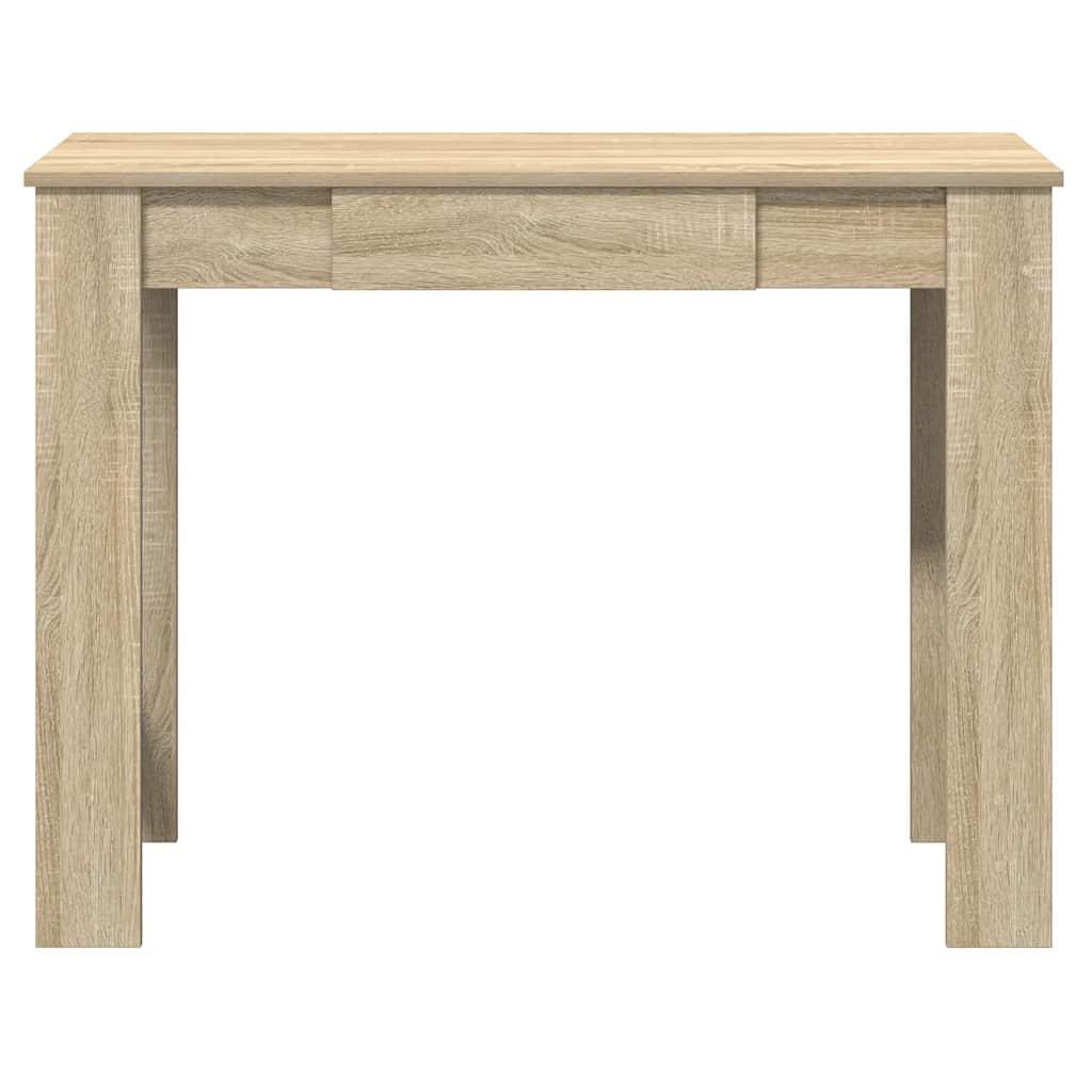 Bureau 100x45x75 cm bewerkt hout sonoma eikenkleurig