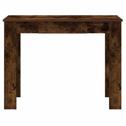 Bureau 100x45x75 cm bewerkt hout gerookt eikenkleurig