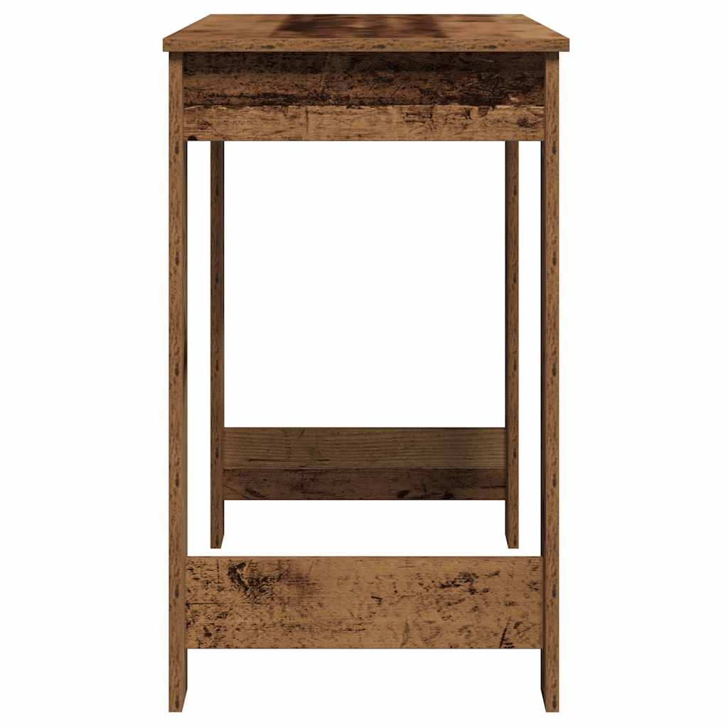 Bureau 100x45x75 cm bewerkt hout oud houtkleurig