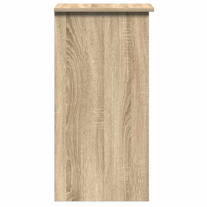 Bureau met schappen 84x40x78 cm bewerkt hout sonoma eikenkleur