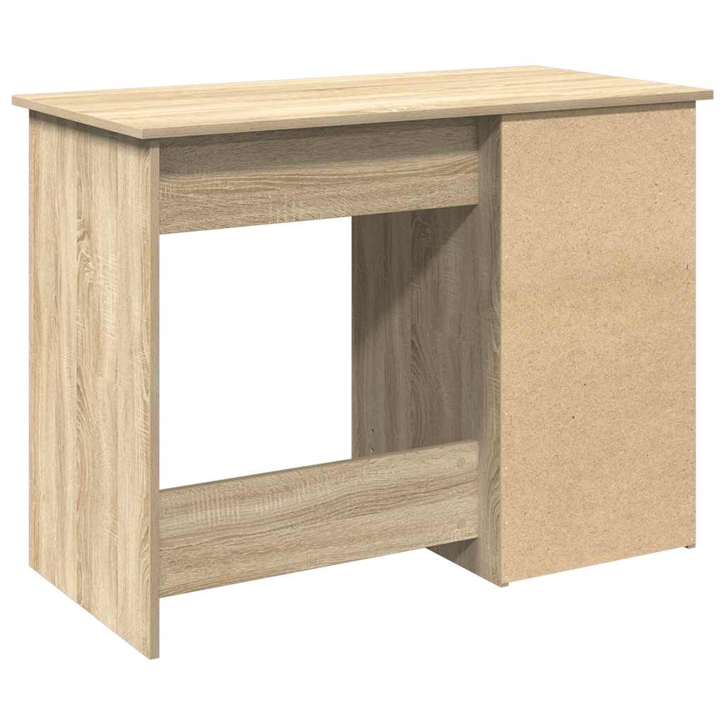 Bureau 102x50x75 cm bewerkt hout sonoma eikenkleurig